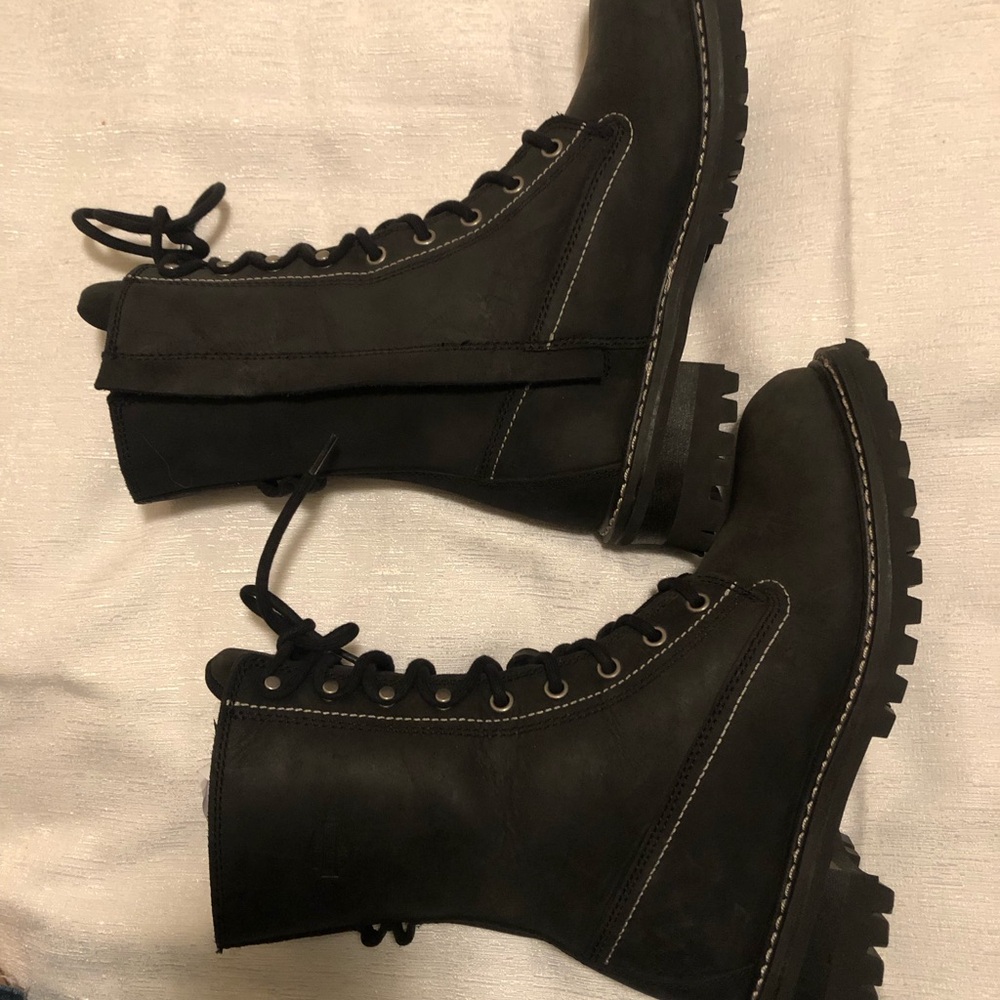 NEW Harley Davidson Bentler 8’ Full Grain Leather Women's Mid Calf Biker Boots - Picture 6 of 15